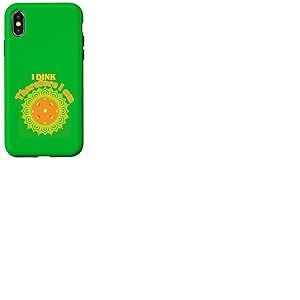 Joueurs de Pickleball Mandala Lovers I Dink Dinking Humour Coque pour iPhone X/XS