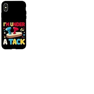 I'm Under A Tack Bureau de blague des employés Coque pour iPhone X/XS