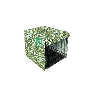 Molly Mutt Housse de Cage pour Chien de 76,2 cm avec Deux Portes enroulables, 100% Coton Durable, Respirant et pr&eacute;-r&eacute;tr&eacute;ci Lavable en Machine, Amarillo by Morning, Taille M, 76,2 x 53,3 x 61 cm