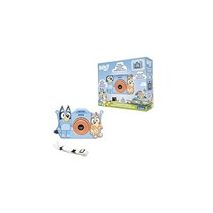 Lexibook Bluey, 4-in-1 Kids' Camera with Protection, Photo, Video, MP3, and Game Functions, 15 Frames to Personalize Your Photos, Includes 8 GB Memory Card, DJ078BYLXB
