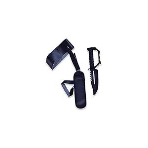 Bristol Novelty Holster de Cheville avec Couteau, Unisex Adult, BA977, Black, Taille Unique Halloween