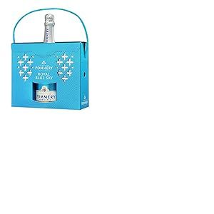 Champagne Pommery Royal Blue Sky - Coffret 1 Bouteille + 2 Verres 75 Cl