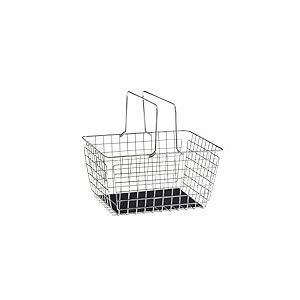 Combrichon NC7020160 Panier pour Snacking Chromé + Plateau en Plastique