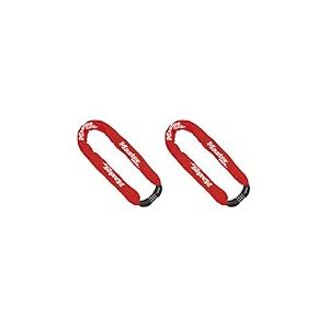 MASTER LOCK Chaîne Antivol Vélo [Combinaison] [90 cm Chaîne] [Rouge] 8392EURDPROCOLR - Idéal pour les Vélos, Vélos Electriques, VTT et autres (Lot de 2)