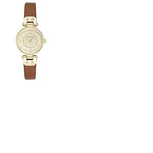 Anne Klein Montre &agrave; bracelet en cuir pour femmes, 10/9442CHHY