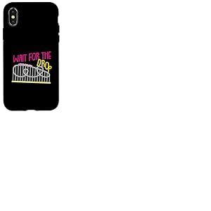 Design de montagnes russes Wait For The Drop pour femmes et filles Coque pour iPhone X/XS