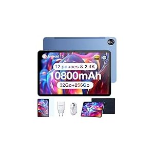 DOOGEE T20 Ultra 12 Pouces, Tablette Android 13, 32 Go + 256 Go (2 to TF), Batterie 10800mAh, Caméra 16MP+8MP, FHD 2.4K, Dual SIM, 4G LTE+5G WiFi, GPS