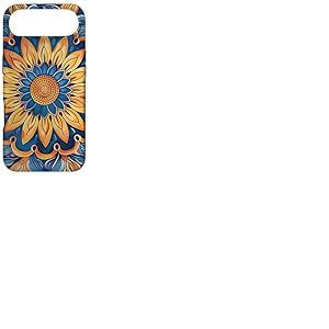 Mandala esth&eacute;tique, Orange et Bleu Pastel, Mandala Coque pour iPhone Air