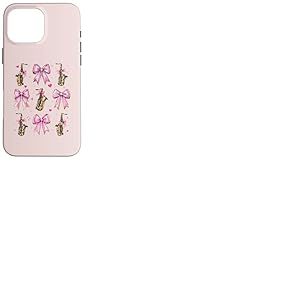 Saxophone Instrument Saxophoniste Saxiste Sax Girl Coquette Coque pour iPhone 16 Pro Max
