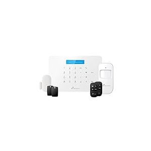 Nivian - Syst&egrave;me d&rsquo;Alarme WiFi/GSM avec Cam&eacute;ra de Surveillance | pour Maison ou Entreprise | sans Abonnement | T&eacute;l&eacute;commande Via App Tuya | Installation Facile sans Fils | Jusqu&rsquo;&agrave; 60 D&eacute;tecteurs