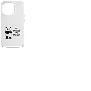 Panda My Anxiety s'amuse avec l'anxiété Coque pour iPhone 13 Pro