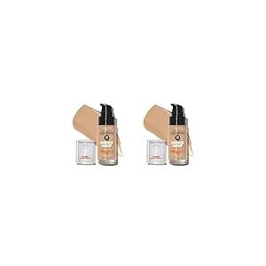 Fond de teint Revlon, ColorStay Longue Tenue, peaux mixtes à grasses, 24H tenue + soin, formule enrichie en vitamine E, nourrissante et protectrice, SPF 15 N°180 Sand Beige (30ml) (Lot de 2)