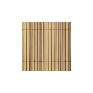 TENAX Colorado 1,00 x 5 m Naturel, Canisse Synthétique en PVC avec Cannes Entières de 7 mm, Brise-Vue pour Jardins, Balcons et Clôtures