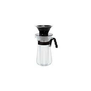 Hario V60 Ice and Hot Coffee Maker Drip Glass Dripper 700ml Vic-02 (Japan Import)