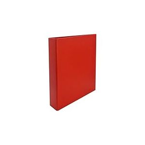 Raylu Paper - Classeur A4 avec 4 Anneaux en D de 40 mm, Classeur A4 Rigide pour le Rangement de Documents, Format A4 33,5 cm de Haut par 26 cm de Large et un Dos de 6 cm d'Épaisseur (Rouge)