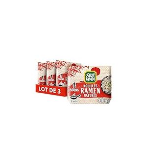 SUZI WAN Nouilles Précuites Ramen pour WOK (2x150g) - Lot de 3
