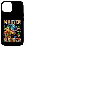 Master Builder Bricks Blocks Play Toys T-Rex Dinosaur Coque pour iPhone 14