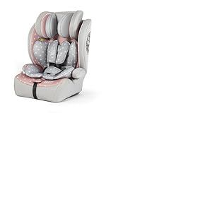 Tataway Siège de voiture Minnie Mouse I-SIZE R129 avec dossier. Élévateur de sécurité pour enfants d'une hauteur de 76 à 150 cm. Appui-tête réglable et rembourrage supplémentaire.