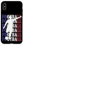 Foot Football Footballeur Joueur de Foot garçon Enfant Retro Coque pour iPhone XS Max