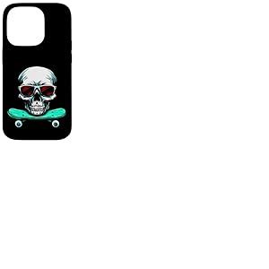 Tête de Mort Skater/Skateboard Tête de Mort Coque pour iPhone 14 Pro