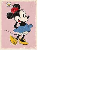 Disney Minnie Mouse (Retro) 40 x 50 cm Toile Imprim&eacute;e