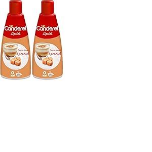 Canderel - Sucralose - Caramel liquide - Z&eacute;ro calorie, Z&eacute;ro sucre - &Eacute;dulcorant | Bouteille de 200ml (Lot de 2)