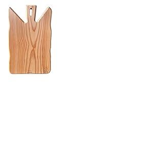 Planche à découper alpine en mélèze durable PEFC - cm 36x21 Bois traité avec une huile naturelle certifiée spécifique - Fabriqué en Italie