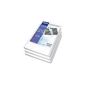 WAYTEX 931440P Protège Documents A4 Personnalisable (Lot de 3) 40 Vues 20 Pochettes Couverture Polypro Transparent