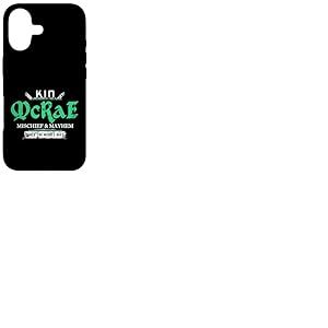Kin McRae Mischief and Mayhem Since The Middle Age Coque pour iPhone 17