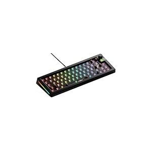 Glorious GMMK 3 Pro Barebones : Clavier Personnalis&eacute;, Modulaire, &Eacute;changeable &agrave; Chaud, 65%, Aluminium, USB-C, RGB, 66 Cl&eacute;s, Noir