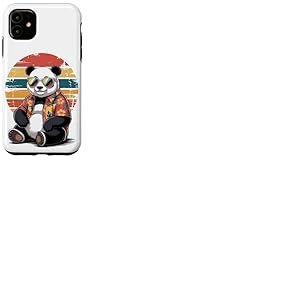 Panda Lunettes Hawaï Plage Été Vacances Pandas Coque pour iPhone 11
