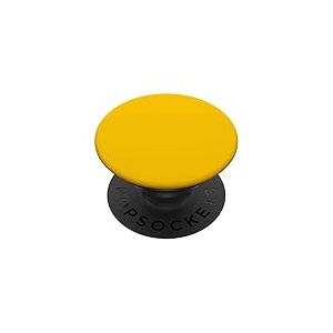 Couleur unie jaune moutarde PopSockets PopGrip - Support et Grip pour Smartphone/Tablette avec un Top Interchangeable