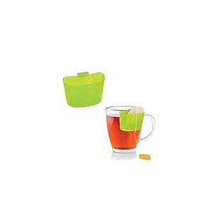 COOK CONCEPT - KM4091 Repose Sachet de Th&eacute; Suspendu en Plastique Multicolore - Con&ccedil;u pour Amateurs de Th&eacute; - Dimensions 5,9 x 2,6 x 4,5 cm - Id&eacute;e Cadeau