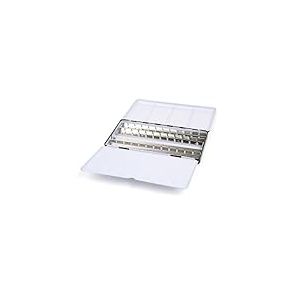 Honsell Jaxon Boîte à Aquarelle Vide en métal Robuste pour 48 Demi 24 Godets Entiers avec Palette et Anneau pour Le Pouce, coloré, taille unique