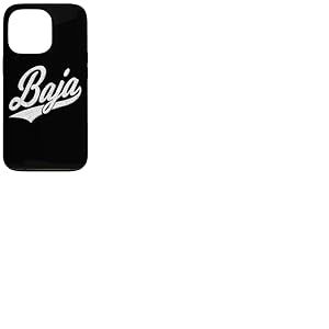 Baja California Varsity Script Classic Sport Jersey Style Coque pour iPhone 13 Pro