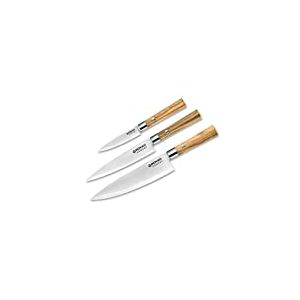 Böker Damast Olive Set de couteaux Marron 35 x 15 x 4 cm