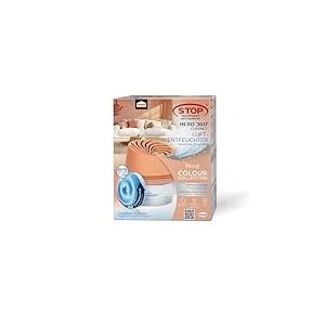 Pattex AERO 360&deg; Compact D&eacute;shumidificateur Peach Colour Collection, 1 appareil avec 1 recharge, d&eacute;shumidificateur pour une circulation efficace de l'air