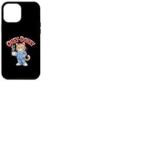 Okey-Dokey Pyjama avec Motif Chat Humoristique Coque pour iPhone 12 Pro Max