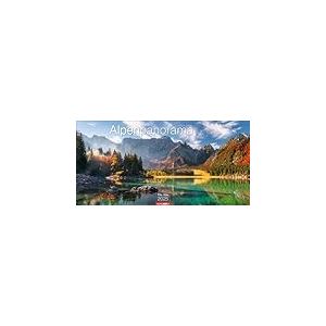 Calendrier panoramique alpin 2025 : les montagnes de Suisse, d'Allemagne et d'Autriche dans un calendrier grand format. Superbes photos panoramiques des Alpes dans un grand calendrier mural.