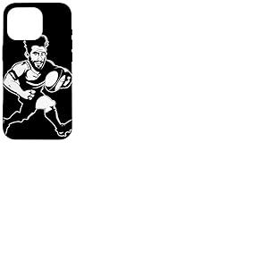 Rugby Cartoon Look Team Sports for Boys Coque pour iPhone 16 Pro