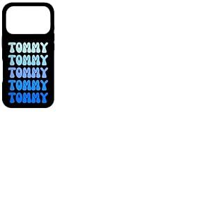 Tommy Retro Name Stack Design Coque pour iPhone 17 Pro