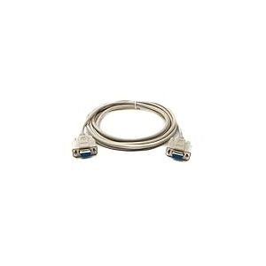 System-S D Sub Câble 3 m 9 broches femelle vers femelle RS232 DB9 Adaptateur Gris