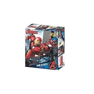 Grandi Giochi Marvel Avengers Iron Man Puzzle lenticulaire Horizontal avec 500 pi&egrave;ces incluses avec Effet 3D-PUA04000, PUA04000