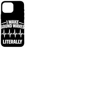 I Make Sound Waves Littéralement Ingénieur Audio Coque pour iPhone 16 Pro Max