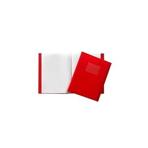 Janrax A4 Rouge Couverture souple 100 Pocket Display Book &ndash; dossier de pr&eacute;sentation