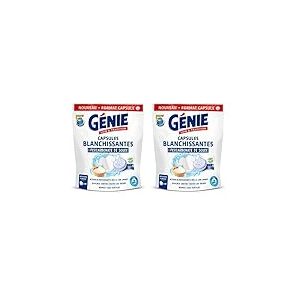 GENIE Soin et Tradition Capsules Blanchissantes Percarbonate de soude 12 x 20 g (Lot de 2)