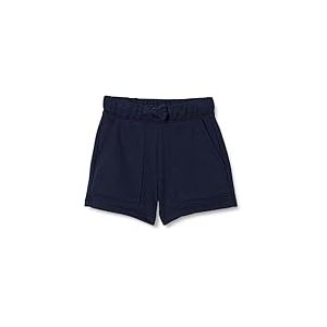 Amazon Essentials Short en Tissu éponge avec Poches plaquées Fille, Bleu Marine, 9 Ans