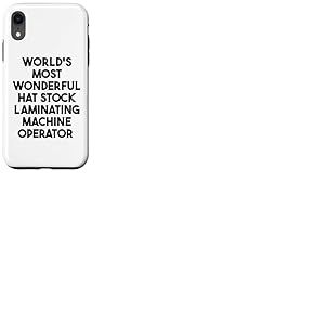 Opérateur de machine à plastifier le plus merveilleux au monde Coque pour iPhone XR