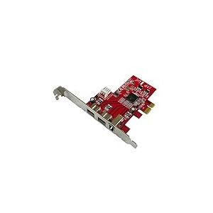 KALEA-INFORMATIQUE Carte contrôleur PCIe Firewire 400 Ieee1394a et 800 ieee3194b avec Chipset TI XIO2213 2 + 1 Ports, Gamme Professionnelle