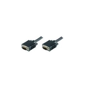 Microconnect SVGA HD15 – Adaptateur pour câble (VGA (D-Sub), VGA (D-Sub), mâle/mâle), Couleur Noir